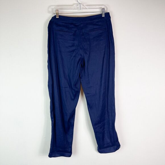 Tommy Bahama NWT Women's Blue Willa Stretch-Linen Pants Size 4 - Picture 3 of 6